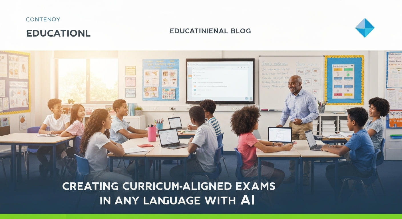 Creating Curriculum-Aligned Exams in Any Language with AI