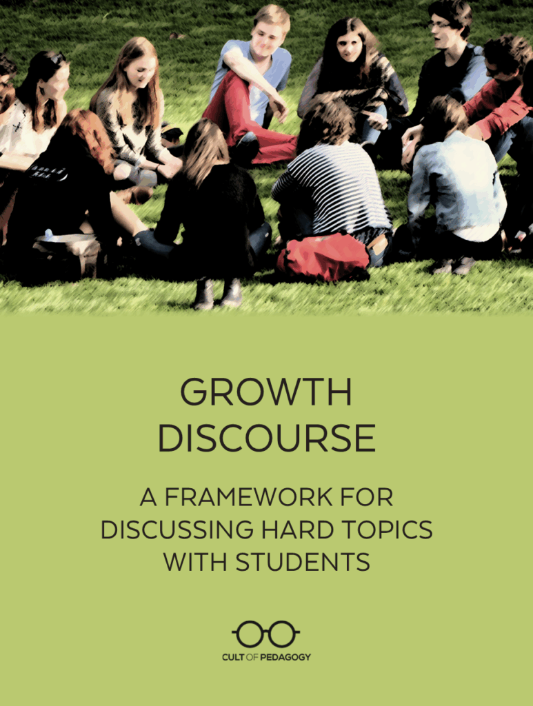Growth Discourse: A Framework for Discussing Hard Topics with Students