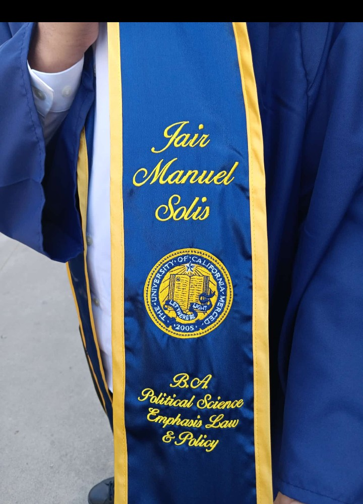 He once considered leaving school after his father’s detention. This spring, he graduated from college.