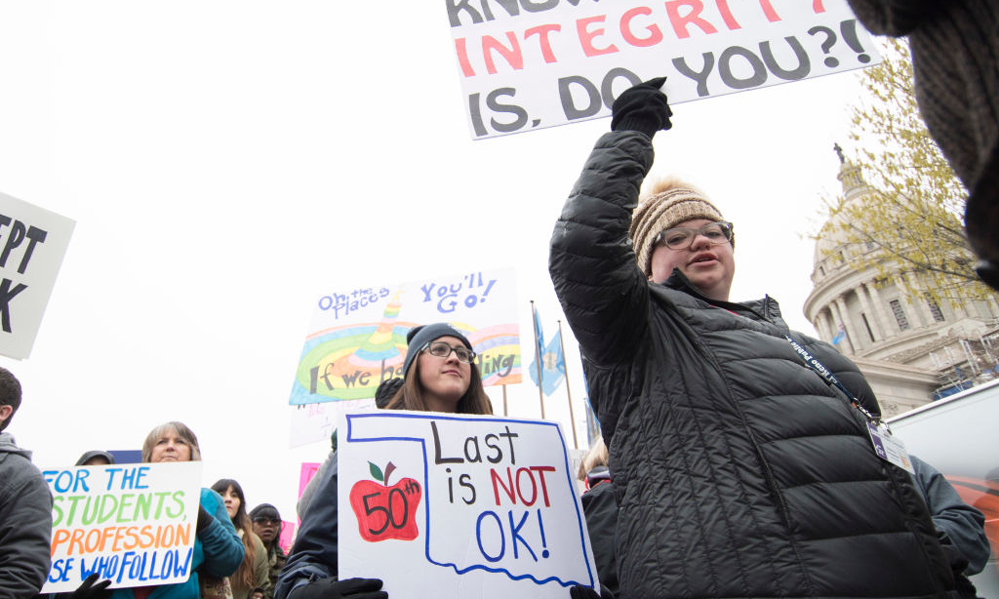 Oklahoma Teachers Just Got a Raise, but the State Still a ‘Lap Behind’