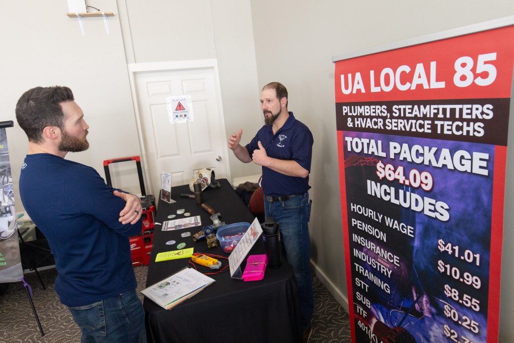 Advertising, training fairs, free tuition: How one state is trying to get more men into college